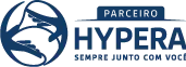 Logo do Parceiro Hypera, escrito abaixo, Sempre Junto com você.
